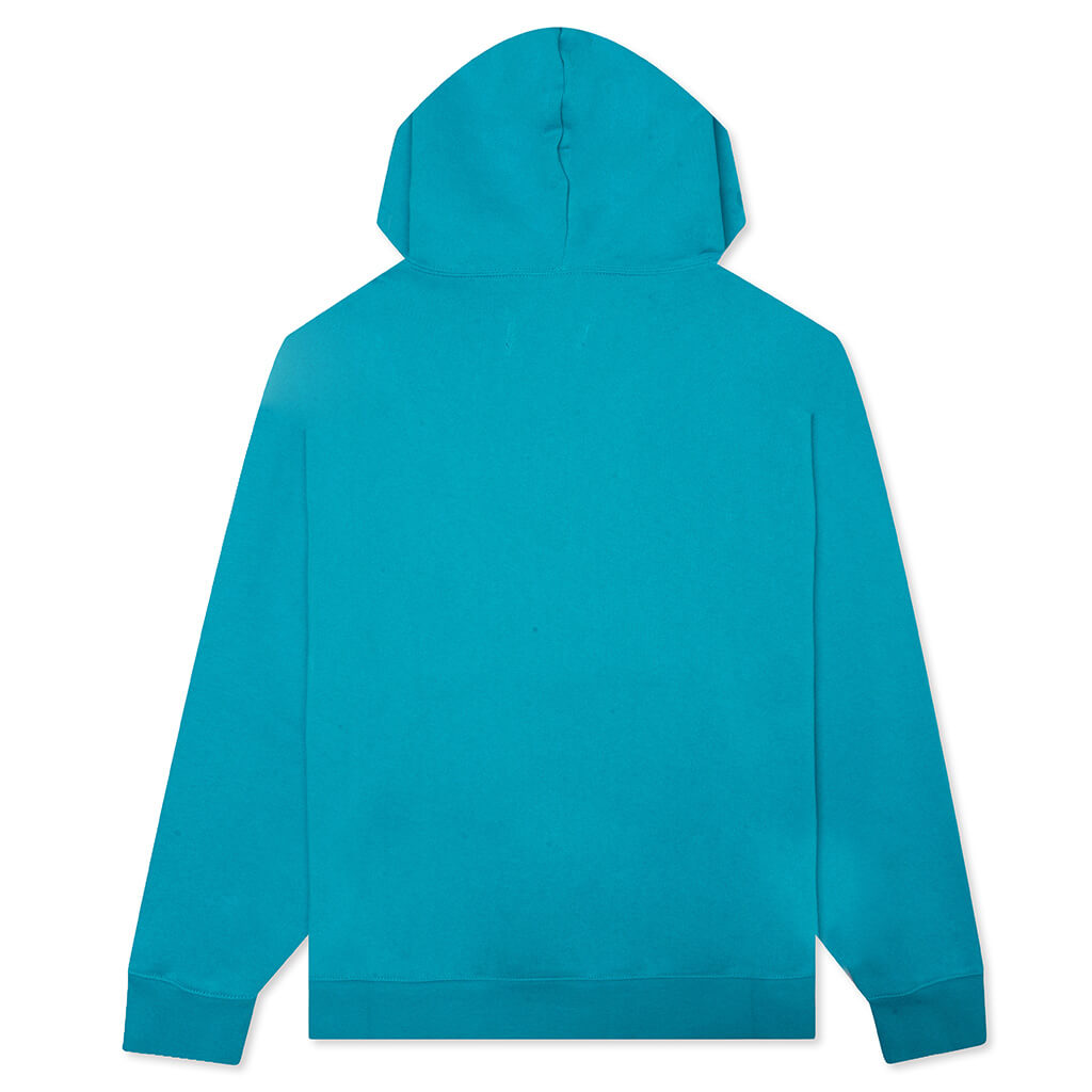 Essential Statement Fleece Hoodie - Cyber Teal