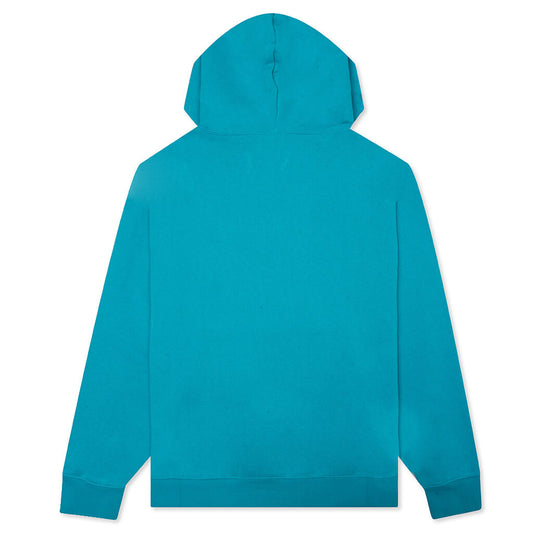 Essential Statement Fleece Hoodie - Cyber Teal