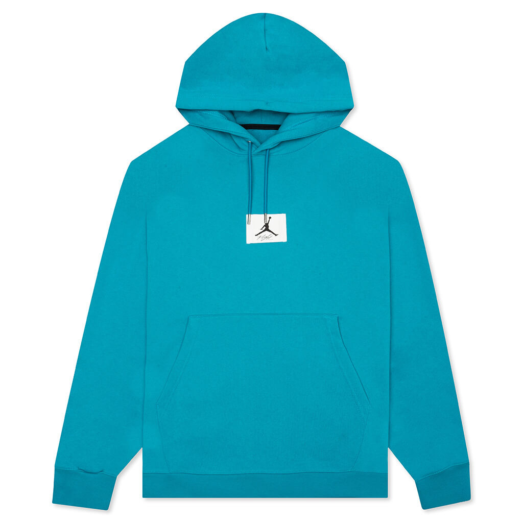 Essential Statement Fleece Hoodie - Cyber Teal