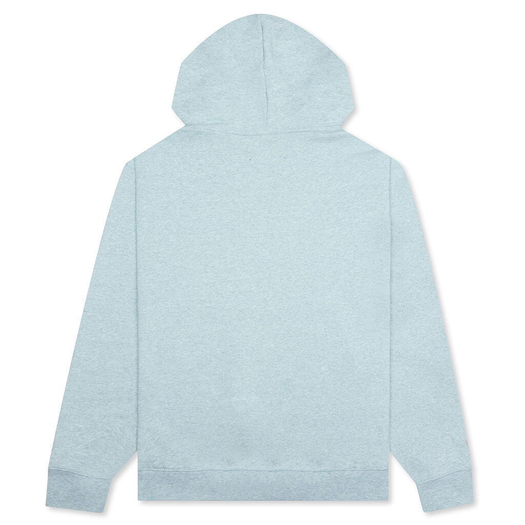 Essential Statement Fleece Hoodie - Ocean Cube