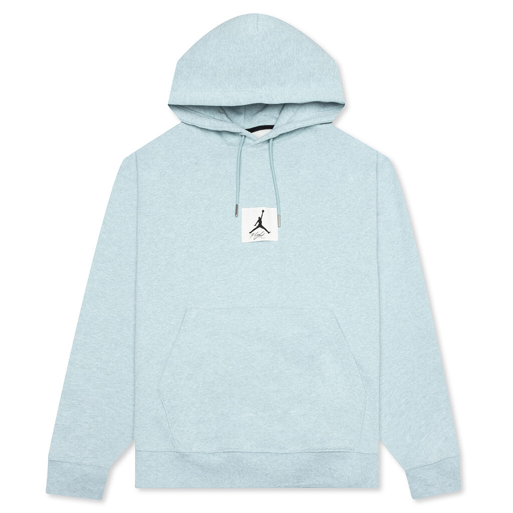 Essential Statement Fleece Hoodie - Ocean Cube