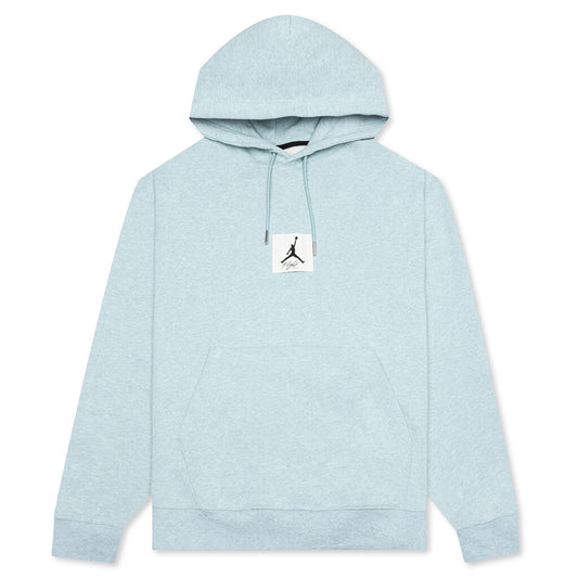 Essential Statement Fleece Hoodie - Ocean Cube