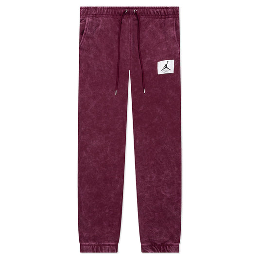 Essential Statement Fleece Pants - Cherrywood Red