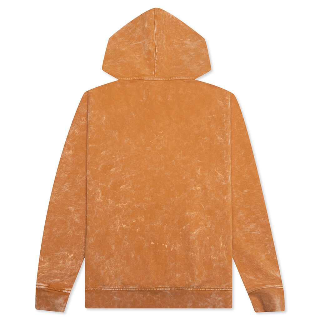 Essential Washed Fleece Hoodie - Chutney