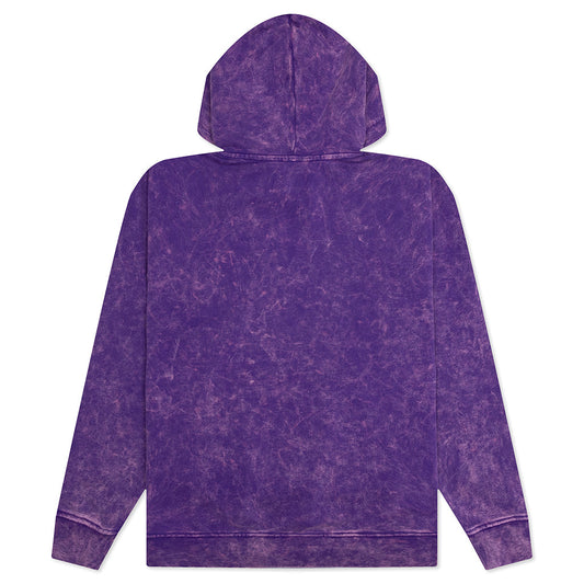 Essential Washed Fleece Hoodie - Dark Concord