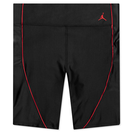 Essential Women's Bike Shorts - Black/University Red