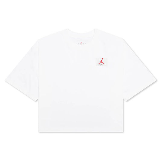 Essential Women's S/S Boxy T-Shirt - White