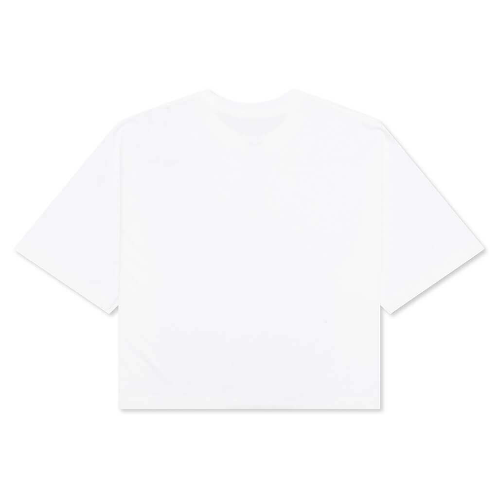 Essential Women's S/S Boxy T-Shirt - White