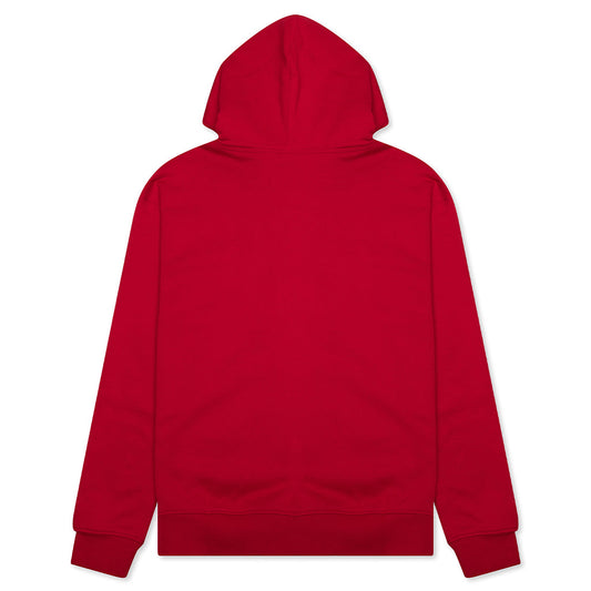 Essential Fleece Full-Zip Hoodie - Gym Red