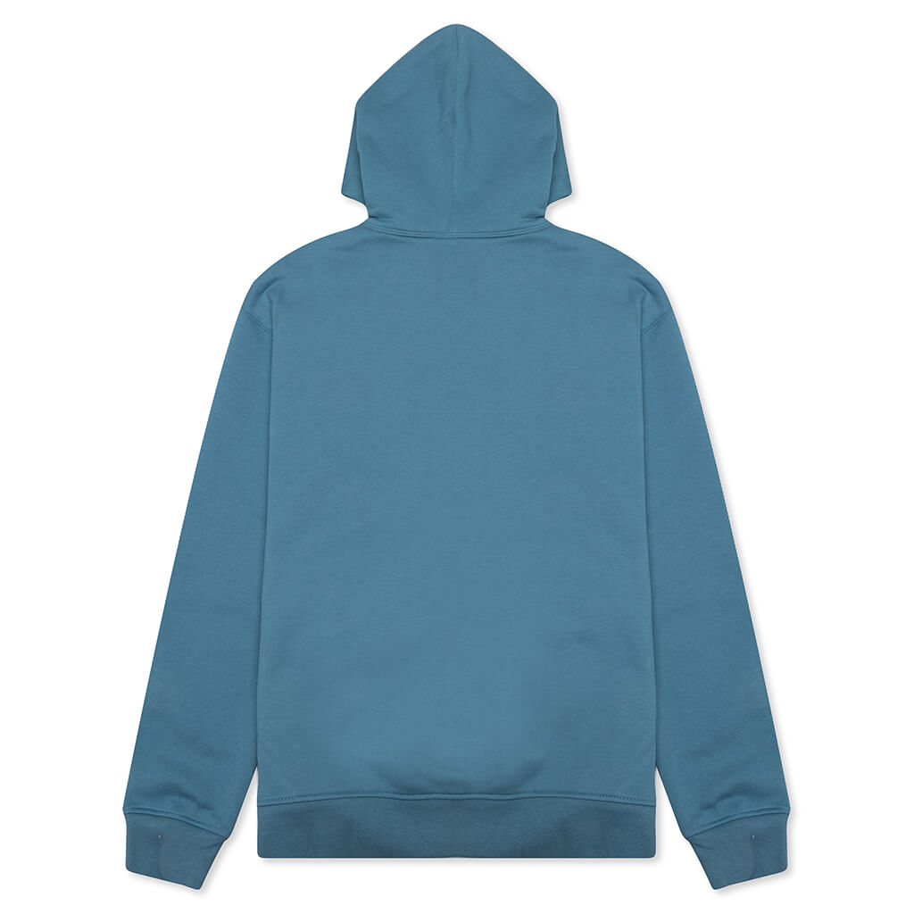 Essential Fleece Full-Zip Hoodie - Rift Blue