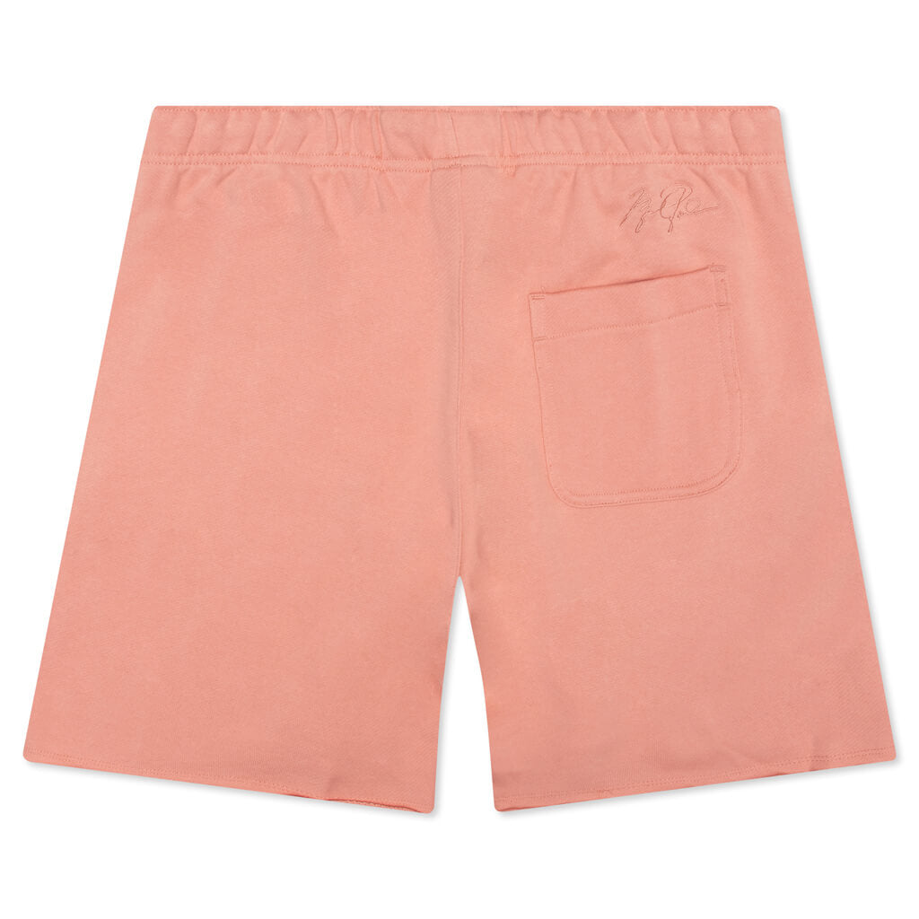 Essentials Fleece Short - Light Madder Root/White