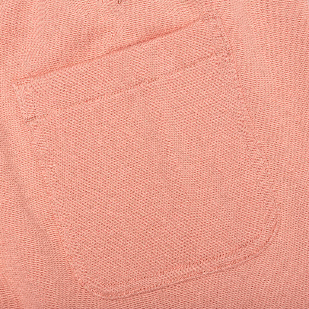 Essentials Fleece Short - Light Madder Root/White