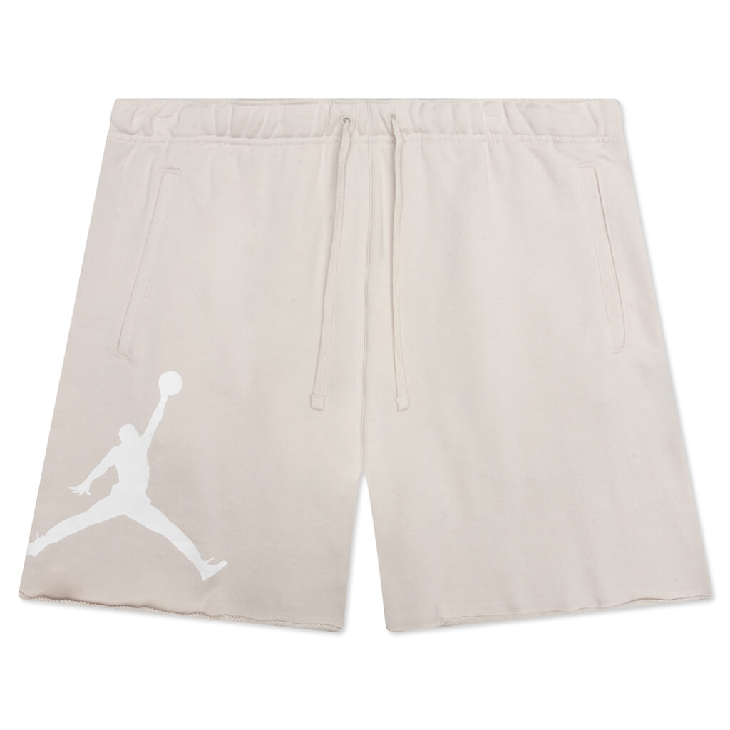 Essentials Fleece Short - Light Orewood Brown/White