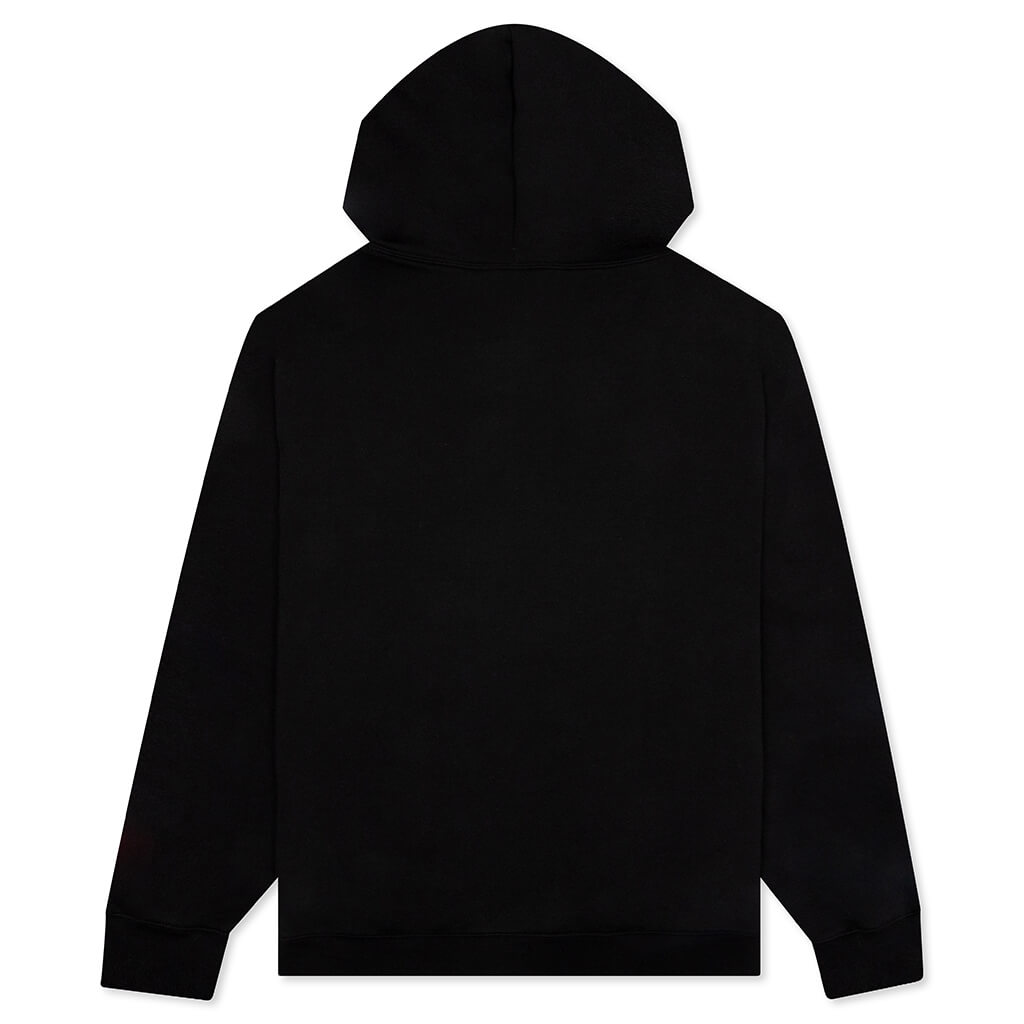 Essential Graphic Fleece Hoodie - Black