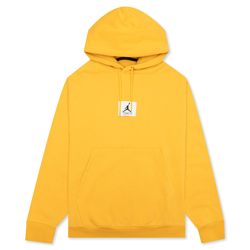 Essential Statement Fleece Hoodie - Pollen/Sail