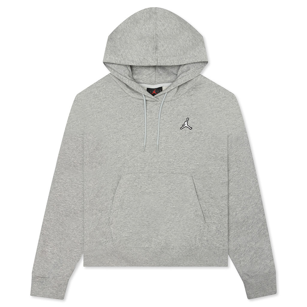 Essential Women's Fleece Hoodie - Dark Grey Heather