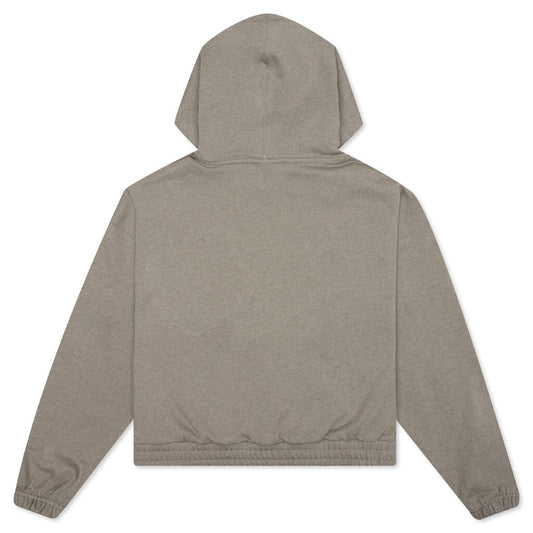Essential Women's Fleece Hoodie - Light Army/Heather/Saturn Gold
