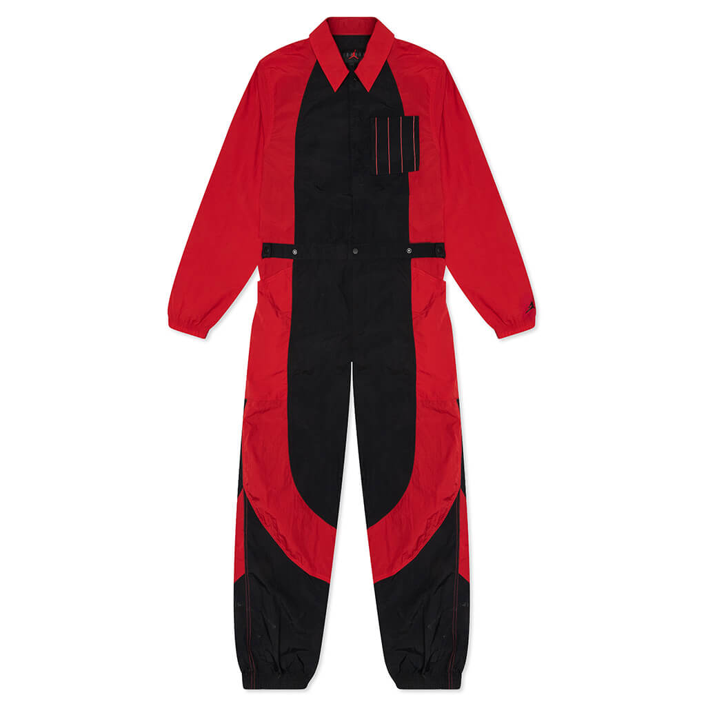 Essential Women's Flight Suit - Varsity Red/Black/Black