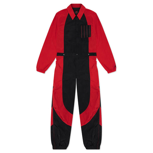 Essential Women's Flight Suit - Varsity Red/Black/Black