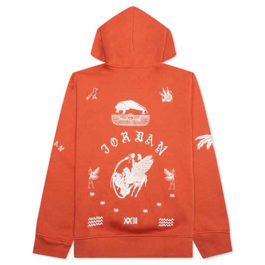 Jordan Flight Artist Series Pullover Hoodie - Light Sienna/Phantom