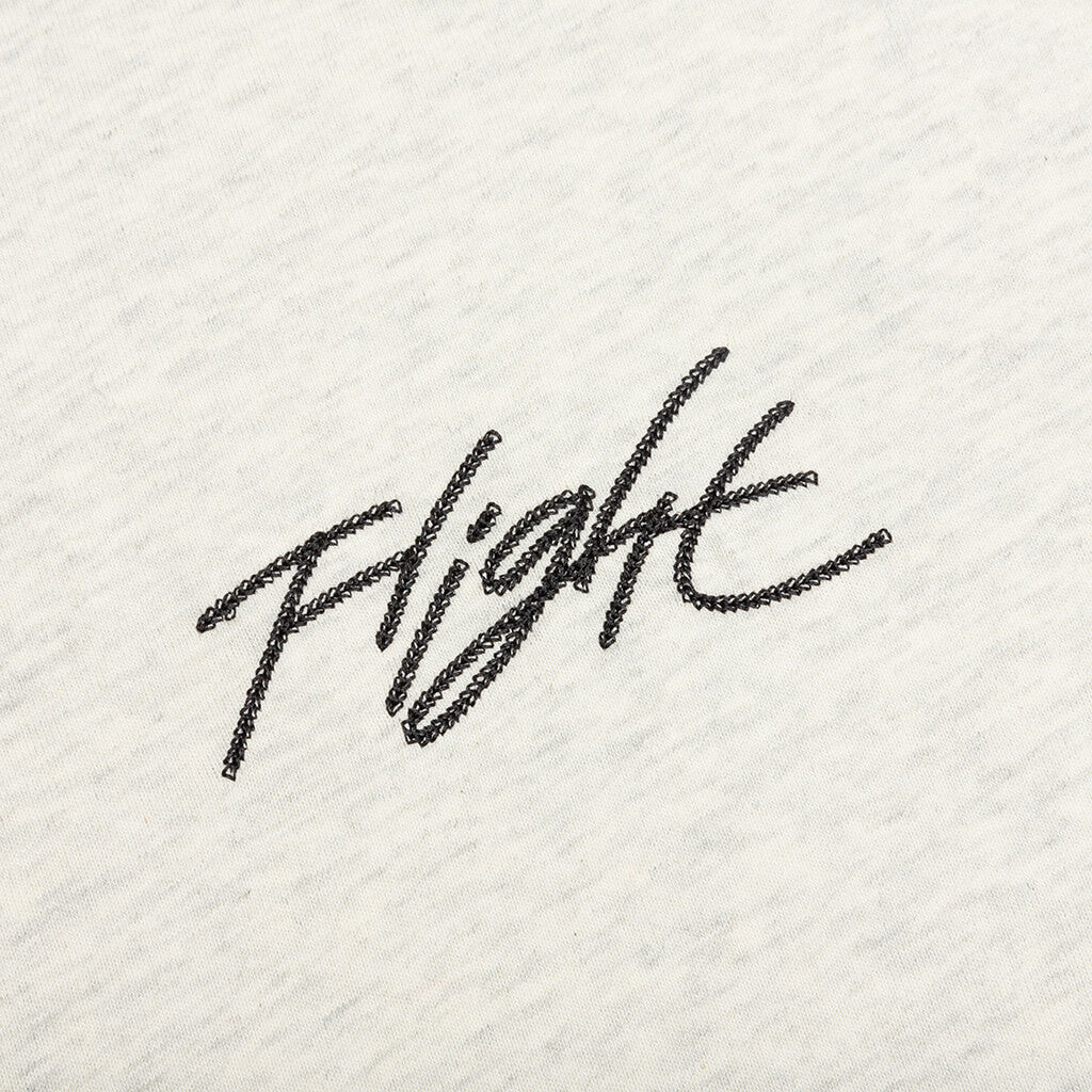Flight Essential T-Shirt - Oatmeal Heather/Black