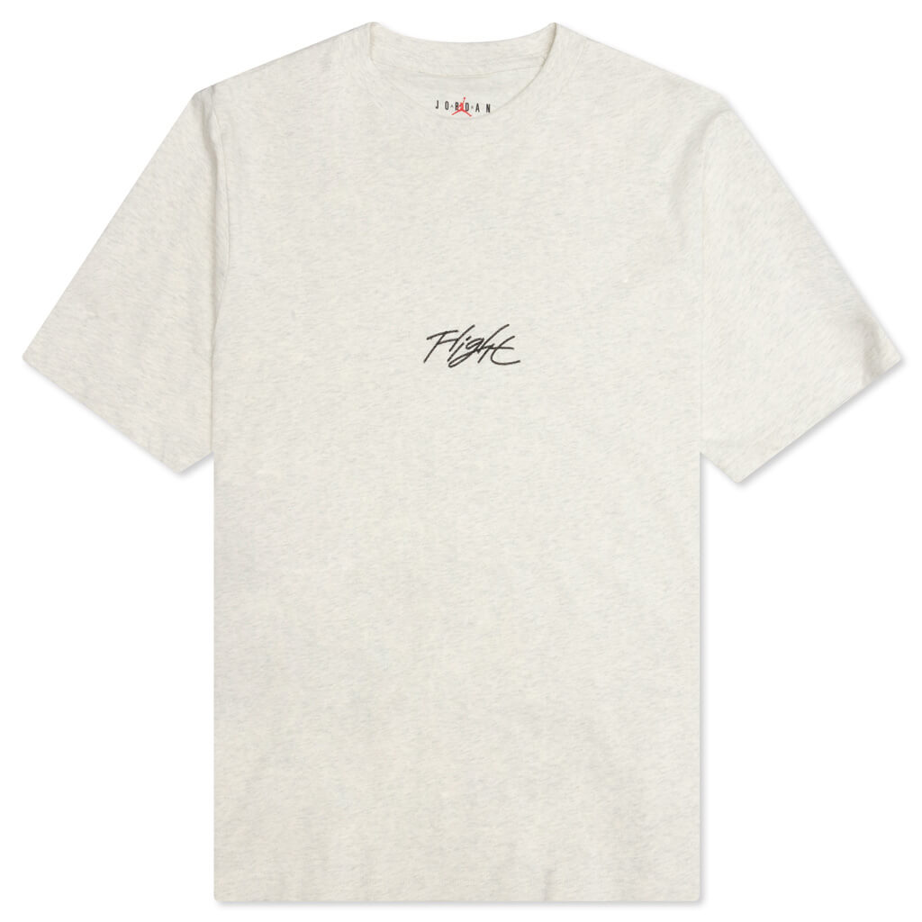 Flight Essential T-Shirt - Oatmeal Heather/Black