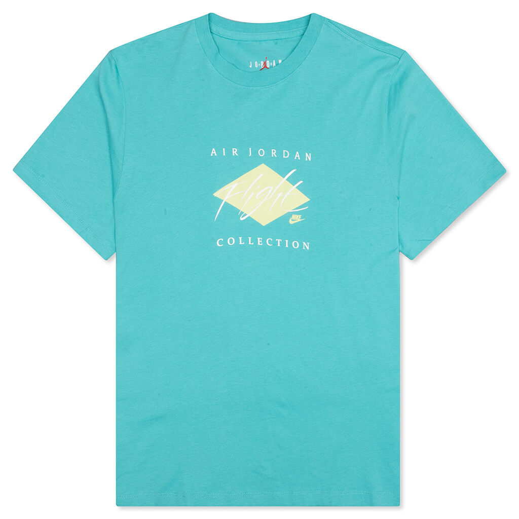 Flight Essentials T-Shirt - Washed Teal/White/Citron Tint