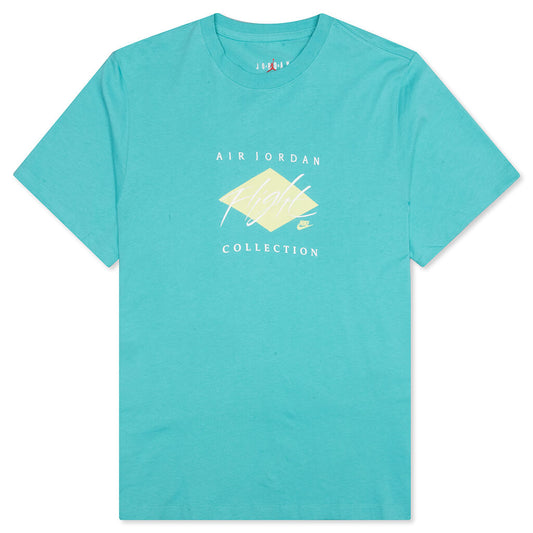 Flight Essentials T-Shirt - Washed Teal/White/Citron Tint