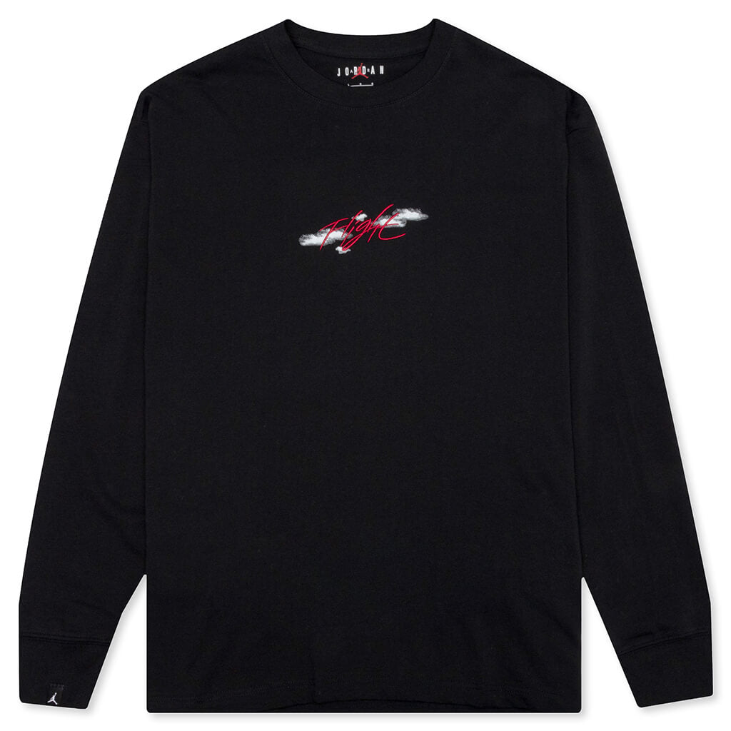 Flight Essentials '85 L/S T-Shirt - Black/White