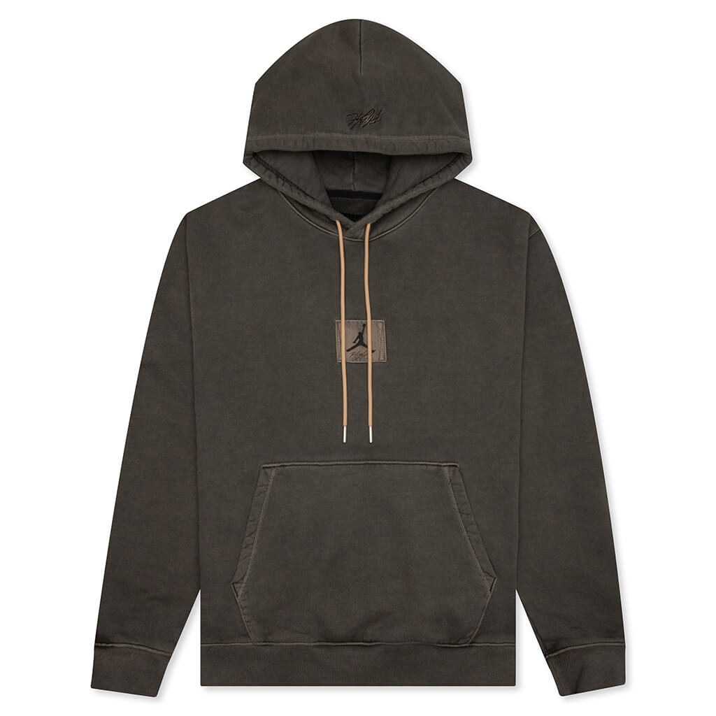 Flight Heritage Washed Fleece Pullover Hoodie - Black