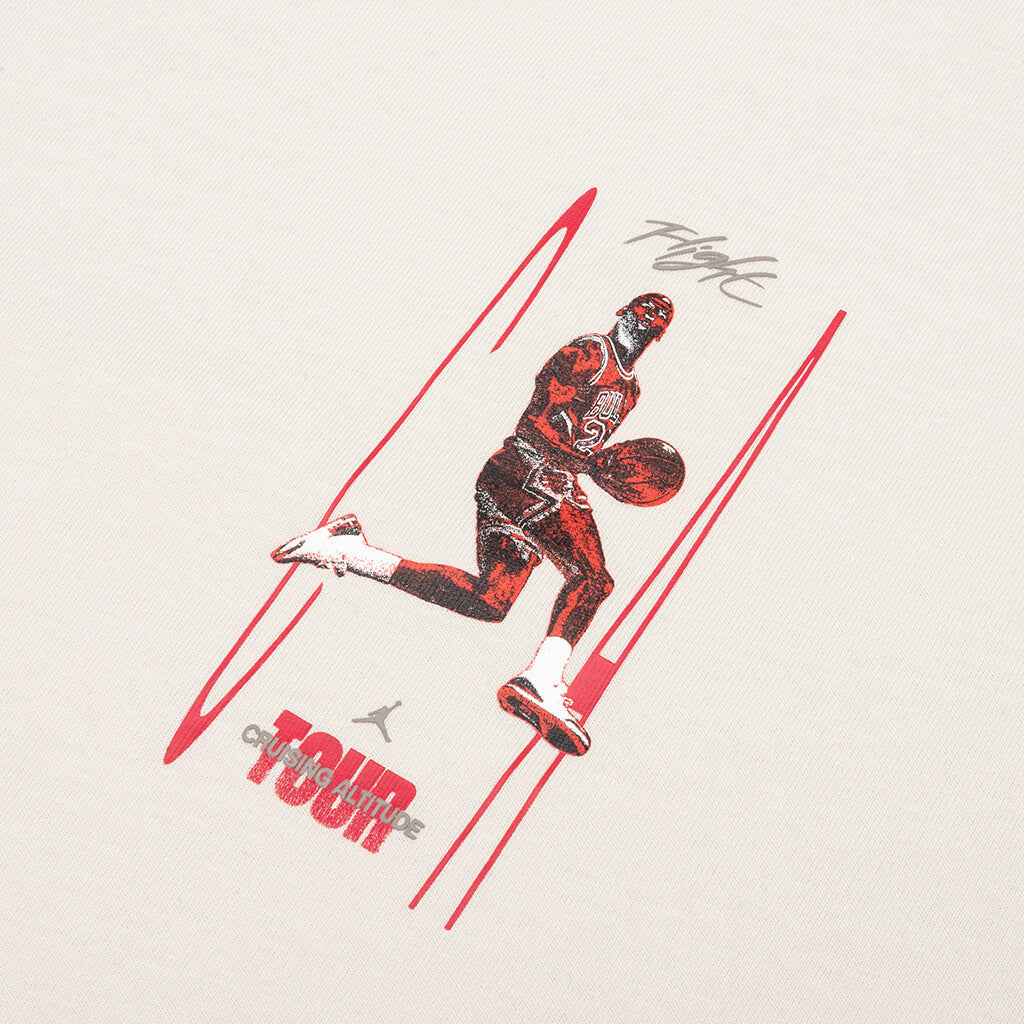 Flight Heritage '85 T-Shirt - LT Orewood Brown/Mystic Hibiscus
