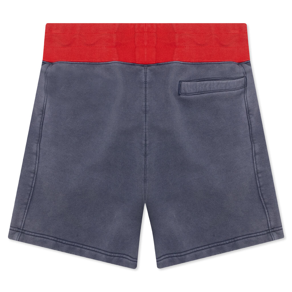 Flight Women's Fleece Shorts - Midnight Navy/University Red