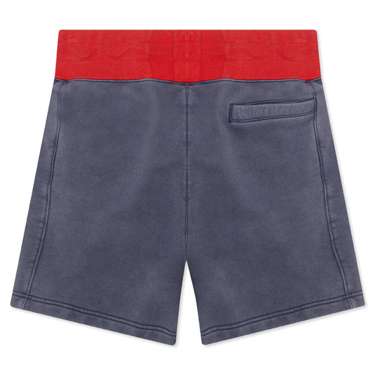 Flight Women's Fleece Shorts - Midnight Navy/University Red