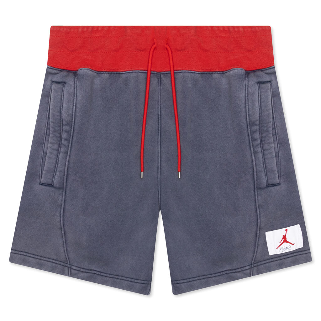 Flight Women's Fleece Shorts - Midnight Navy/University Red