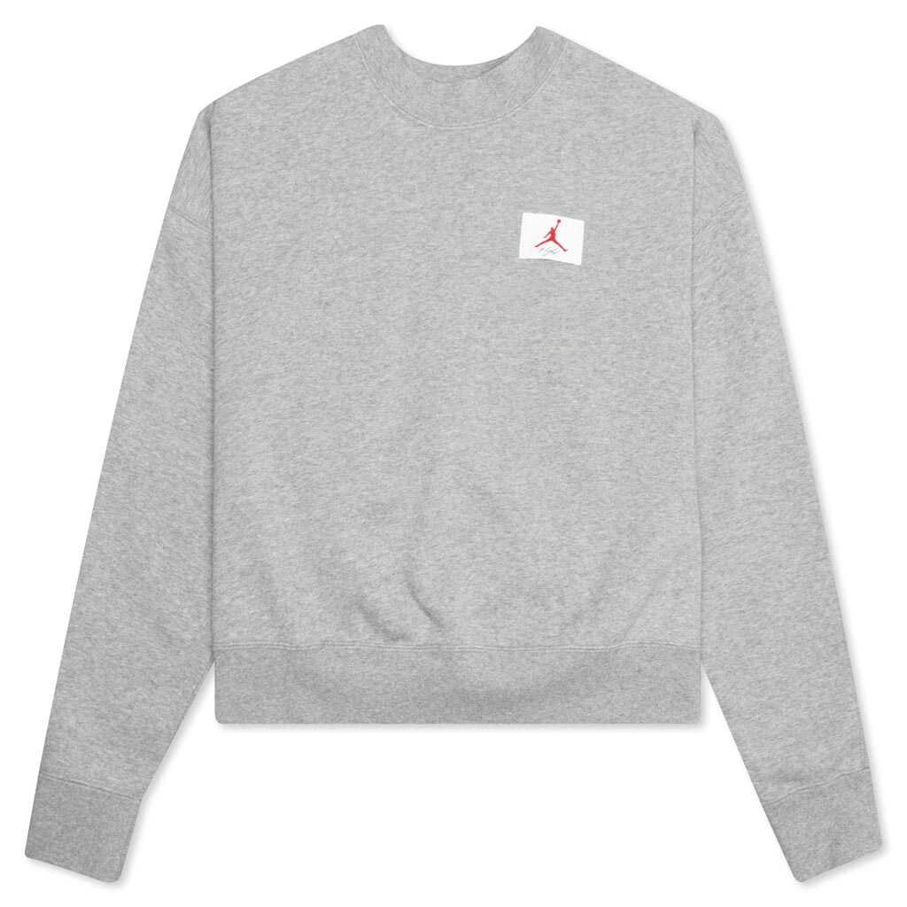 Flight Women's Fleece Top - Dark Grey Heather