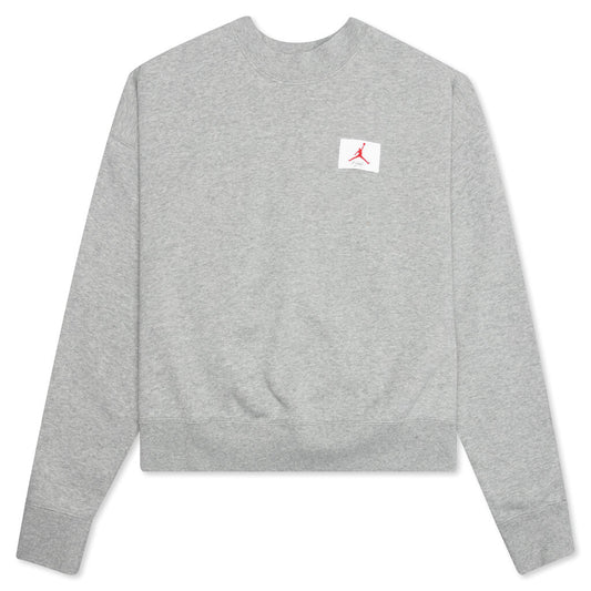 Flight Women's Fleece Top - Dark Grey Heather