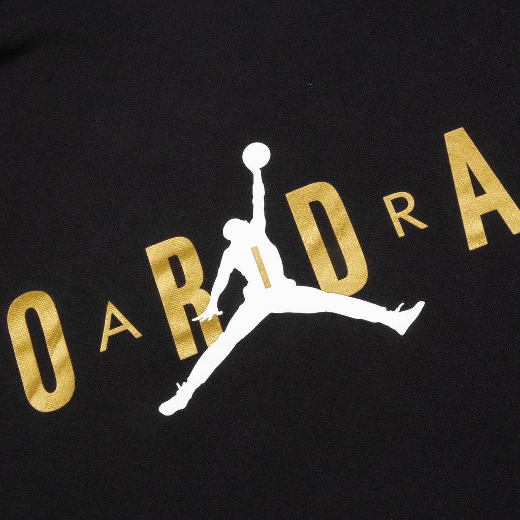 HBR S/S T-Shirt - Black/Metallic Gold