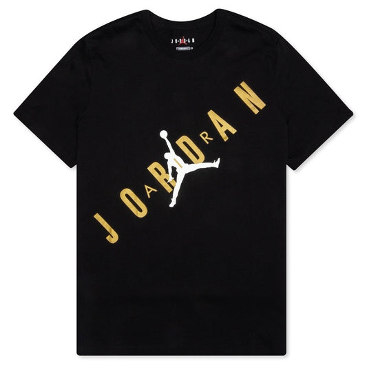 HBR S/S T-Shirt - Black/Metallic Gold