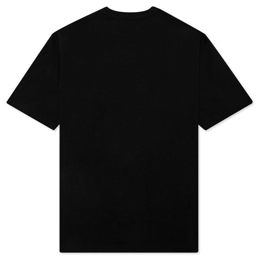 S/S T-Shirt - Black/Gym Red