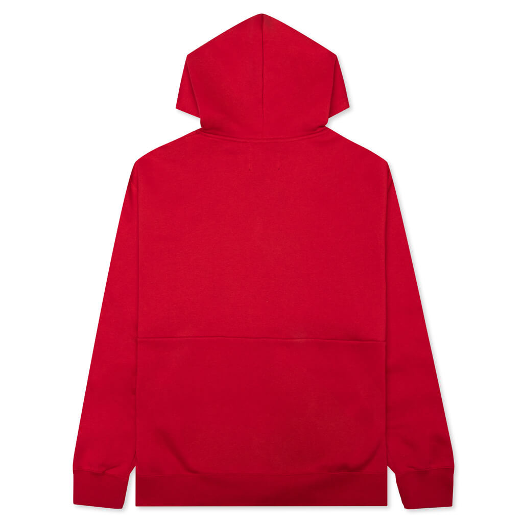 Jumpman Air Jordan Fleece Pullover Hoodie - Gym Red
