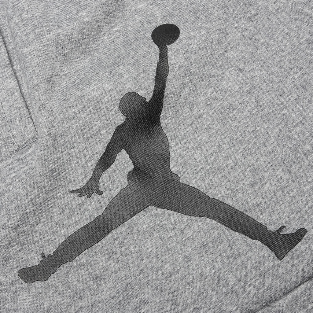 Jumpman Air Jordan Fleece Shorts v2 - Carbon Heather/Black