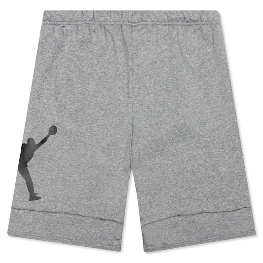 Jumpman Air Jordan Fleece Shorts v2 - Carbon Heather/Black