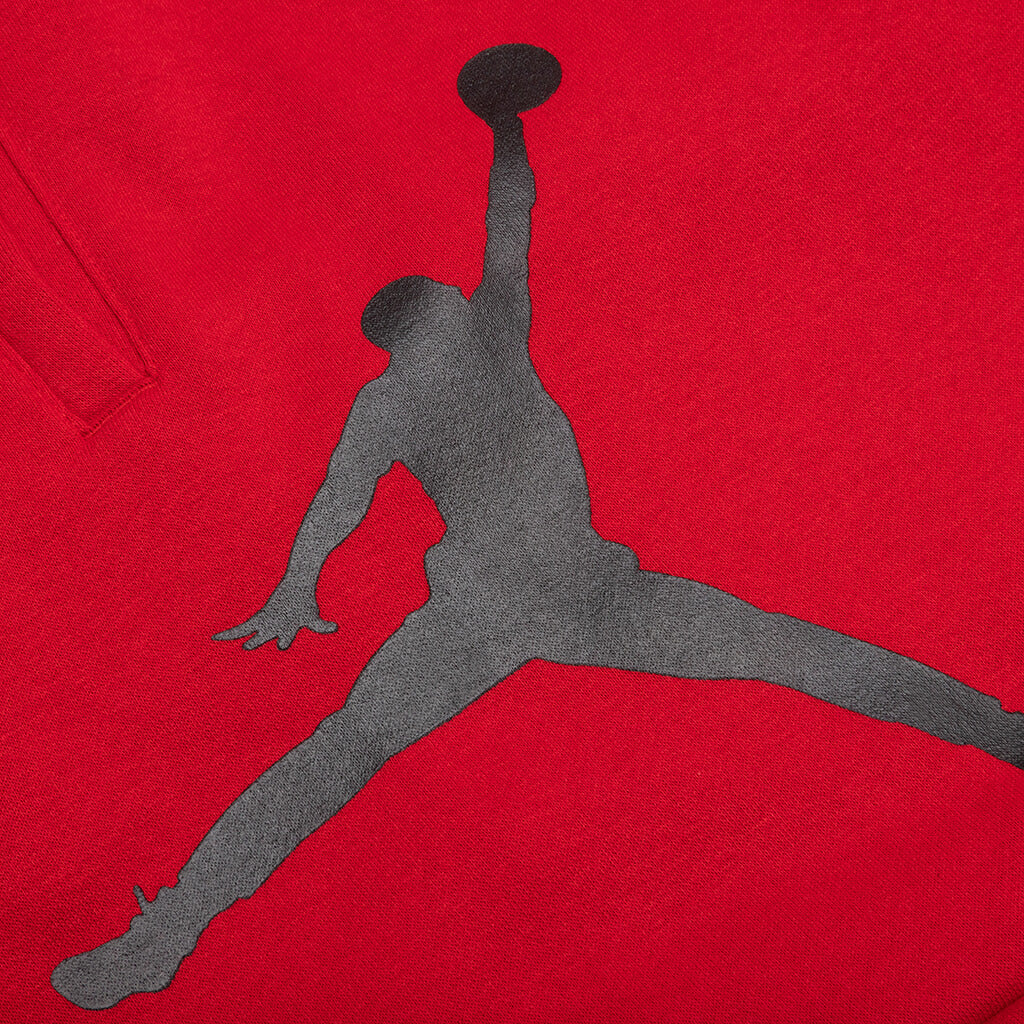 Jumpman Air Jordan Fleece Shorts v2 - Gym Red/Black