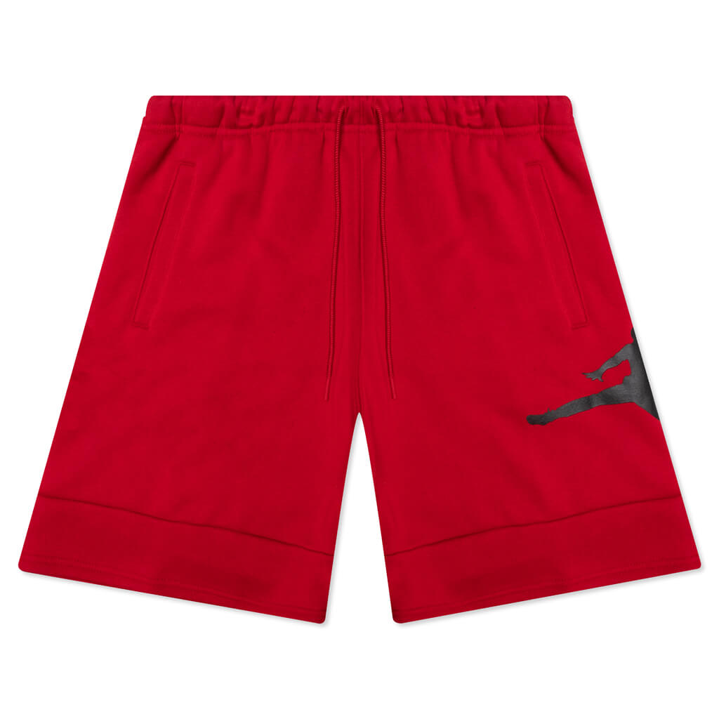 Jumpman Air Jordan Fleece Shorts v2 - Gym Red/Black