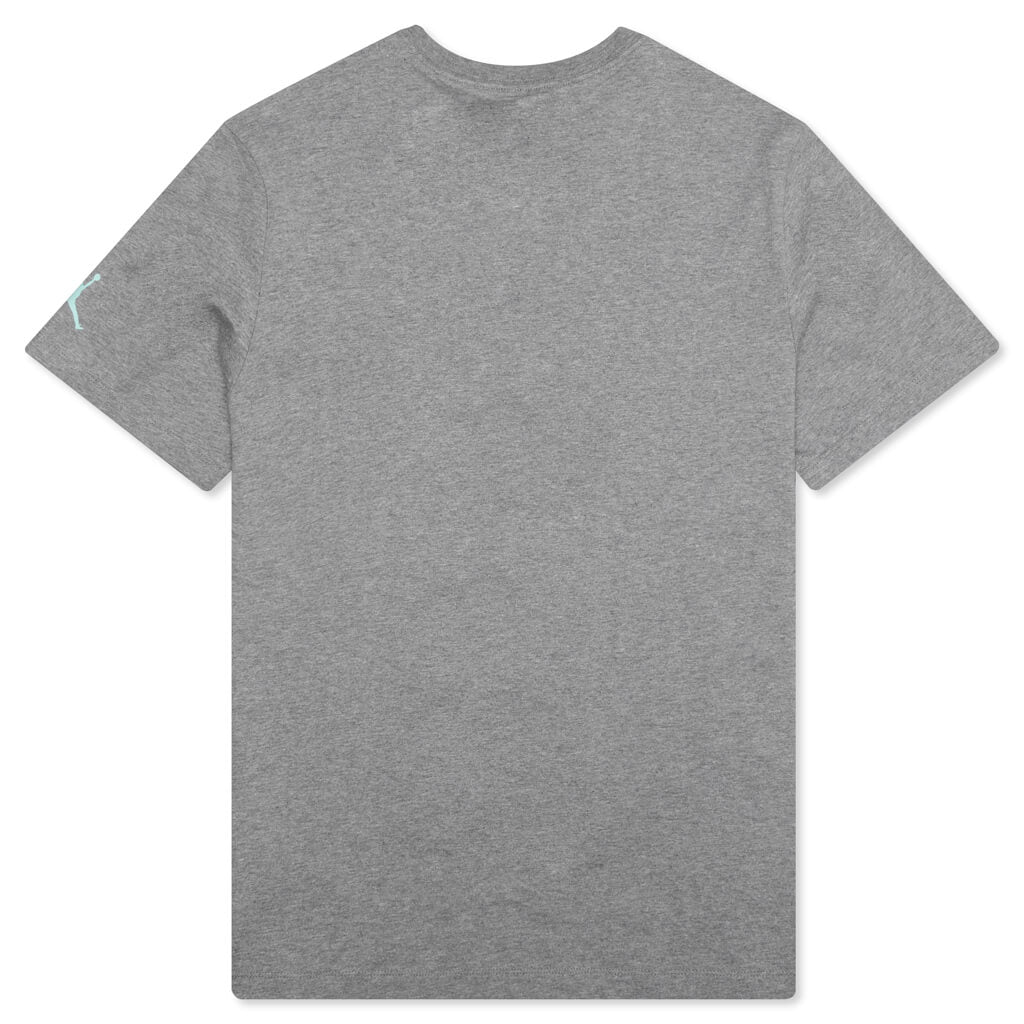 Jumpman Classics S/S T-Shirt - Carbon Heather/White