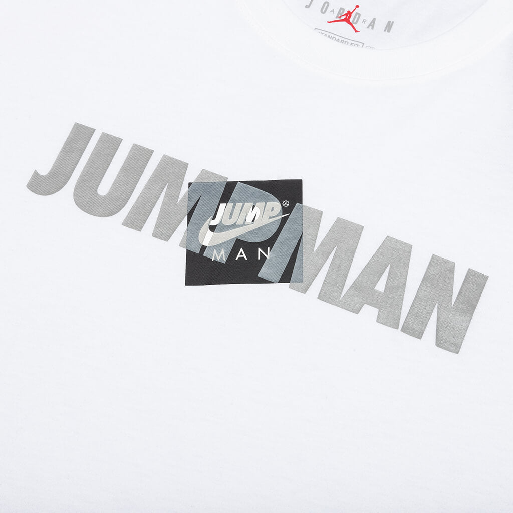 Jumpman Classics S/S T-Shirt - White/Black