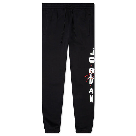 Legacy AJ6 Graphic Fleece Pants - Black