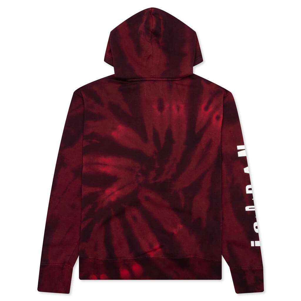 Legacy AJ6 Graphic Fleece Pullover Hoodie - Black/Gym Red