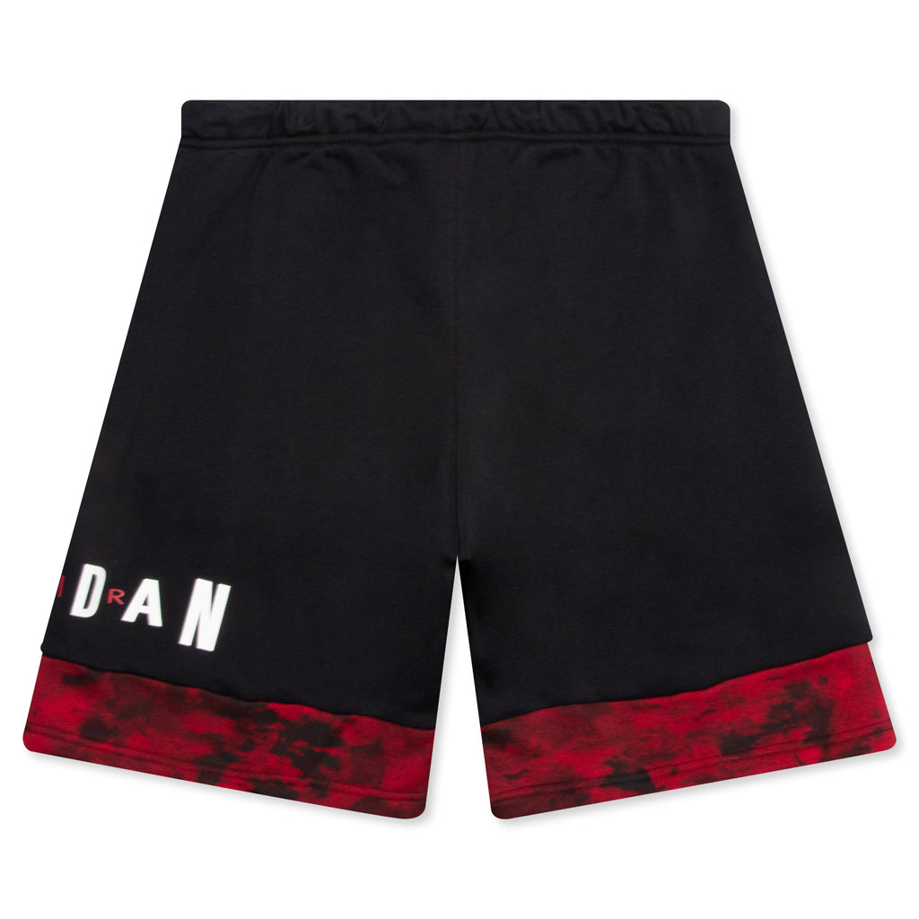 Legacy AJ6 Graphic Fleece Shorts - Black/Gym Red