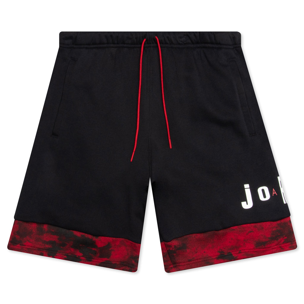 Legacy AJ6 Graphic Fleece Shorts - Black/Gym Red